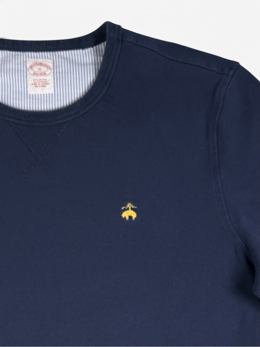Brooks Brothers Golden Fleece Navy Cotton Crewneck Sweatshirt XL